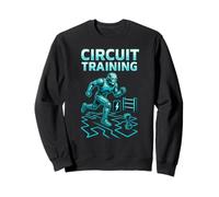 Robot d'entraînement de Circuit - Entraînement de Science-Fiction Gym Fitness Nerd Sweatshirt