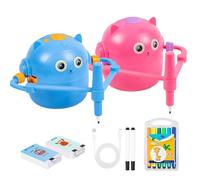 Robot dessin pour enfant | Machine à dessiner des robots | Jouet drôle Doodle Bot avec 12 stylos colorés et 100 cartes mots | Robots dessins interactifs guidage vocal jouet pour filles et garçons