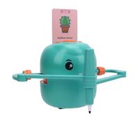 Robot dessinateur intelligent pour enfants, jouet éducatif de dessin et d'apprentissage avec cartes de mots et stylos de couleur, robot artistique interactif pour les enfants de 5 (Light Green)