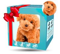 Robot Dog 2025 Nouveau Robot Chien Interactif Qui Se Comporte comme Un Vrai Chien Peluche Interactive pour Adultes Brown