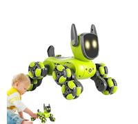 Robot Dog De Télécommande - Animal De Compagnie Électronique De Danse Intelligente | Jouet Programmable À 8 Roues Avec Les Yeux LED Et Les Effets Sonores | Cadeau Éducatif Pour Les Anniversaires Des G