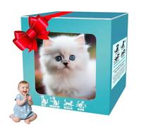 Robot Dog for Kids 2025, Mon Chiot Robot Réaliste Qui Agit comme Un Vrai Chiot pour Marcher, Aboyer, Jouet Créatif Animal en Peluche E