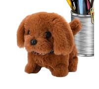 Robot Dog Puppy - Electronic Realistic Pet Plush Interactive Toy Figures | Simulation Plush Puppy Toy for Boys, Girls, Kids, Home, Travel, Nursery, Indoor Play, Birthday, and Gift Collectors