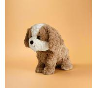 Robot Dog - Robot Dog Ai amélioré 2026 pour adultes, dialogue vocal, qui agit comme un vrai chiot - Dialogue, debout à l'envers, marche, aboiement, remuer la queue (A)