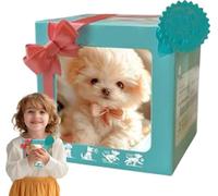 Robot Dogs Mon Robot réaliste, 2025 Chien Jouet Peluche AI Robotic Dog, Chiens Qui se comportent comme de Vrais Chiens, Jouet pour Qui Peut Marcher et pour Adultes et Enfant, Marche, Aboiement (B)
