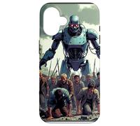 Robot Dystopique Future Coque pour iPhone 16