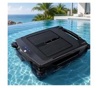 Robot écumeur de Piscine Solaire sans Fil Automatique | Moteur sans balais, double charge et évitement automatique des obstacles par radar for piscines creusées