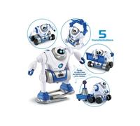 VTech – Robot éducatif V-Bot Explorer 5 en 1 – À construire, parlant et programmable, dès 5 ans