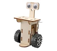 Robot Engineering Wooden Kit - Robotics Puzzle Set, Robot Construction Model Kids | Kit d'assemblage robotique en bois avec pièces de réglage instantané, activité amusante