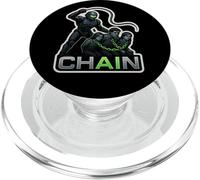 Robot esclavage à chaîne Anti-IA activiste à Intelligence Artificielle PopSockets PopGrip pour MagSafe