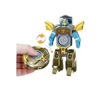 Robot Fidget Spinner Transformable 2 en 1 | Jouet Sensoriel Anti-Stress, Figurine Robot Miniature à Transformer pour Enfants et Adultes | Jouet Hand Spinner Cool de Voyage pour Enfants de 3 Ans (Or)