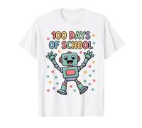 Robot Fun 100 Days of School Celebration Kids T-Shirt