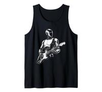 Robot Guitariste Sci-FI Music A.I. Design Moderne Débardeur