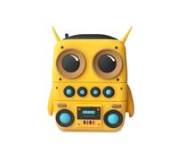 Robot Haut-Parleur Intelligent AI Audio Réveil Étanche Ordinateur Haut-Parleur Intelligent Jaune Personne Audio Haut-Parleur Extérieur