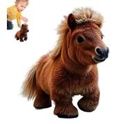 Robot Horse Toy | Smart Electric Simulation Horse Cute Plush - Educational Realistic Children Soft Robotic Pet for Children's Day, Birthday