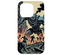 Robot Humanoïde Dystopique Future Coque pour iPhone 15 Pro