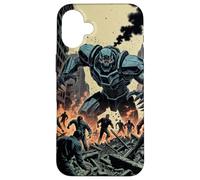 Robot Humanoïde Dystopique Future Coque pour iPhone 16 Plus