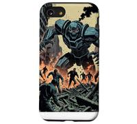 Robot Humanoïde Dystopique Future Coque pour iPhone SE (2020) / 7/8