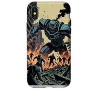 Robot Humanoïde Dystopique Future Coque pour iPhone X/XS