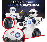 Robot Intelligent Électrique Rc Universel Pour Enfants, Lumière Led, Musique Éblouissante, Chant, Danse, Figurine D'action