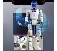 Robot interactif à commande vocale et gestuelle, compagnon d'apprentissage STEM programmable, conversation IA et contrôle des mouvements -