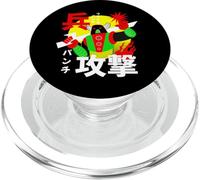 Robot Japonais de Combat Vintage Future Retro Manga Anime Art PopSockets PopGrip pour MagSafe