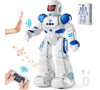 VEVOR Robot Jouet pour Enfants, Télécommande Programmable, Robot RC Intelligent, Marchant, Chantant, Dansant, Interactif, Gestes, pour Cadeau Anniversaire, Garçons Filles 3, 4, 5, 6, 7, 8, 10, 12 Ans