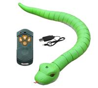 Robot jouet serpent RC - Tuyau télécommandé réaliste, serpents coulissants jouets farces | Jouet interactif Halloween Reptile Toys corps flexible, joli mouvement, chargement USB, décoration de fête à