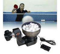 Robot Lanceur De Balles De Ping-Pong, Machine D'entraînement Automatique, 36 Types De Lancers Rotatifs + Point D'atterrissage Polyvalent, Fréquence Réglable, Capacité De 110 Balles,A
