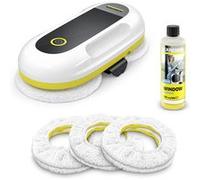 Robot lave vitres Karcher RCW 2 - 62 dB - nettoyage automatique - nettoyage bordures - télécommande - 6 lingettes/détergent 125ml Blanc