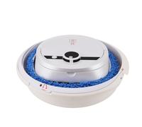 Robot Laveur de Sol Automatique avec Système d'auto-Nettoyage, Batterie 2400 MAh pour Une Couverture de 120 ㎡, Nettoyage à Grande Vitesse pour Sols en Bois/carrelage/Rugueux, Blanc
