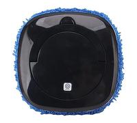 Robot Laveur de Sol Automatique, R¨¦servoir D'eau, Aspirateur et Vadrouille, Robot de Nettoyage (BLACK)