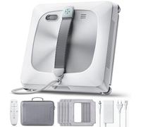 Robot Laveur de Vitre 6e Génération 2026 | Double Rouleau, 4 Brosses d'Angle, 9000Pa, 6 Buses, 110ml, Navigation Intelligente, Fréquence Nettoyage Variable & Protection Antichute,Robot Nettoyeur Vitre
