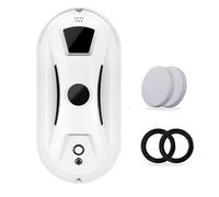Robot laveur de vitre - TepidBee - 5600pa robot nettoyeur de vitre avec télécommande et 10 chiffons navigation intelligente corde