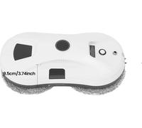 Robot laveur de vitres intelligent, 2800 Pa de puissance d'aspiration, télécommande infrarouge, 3 voies de nettoyage, BLANC, EU, Oui