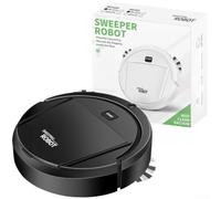 Robot Laveur pour sol Dur Mode Zigzag et Bords Robot Laveur pour(662 Black) | 3 fonctions en 1, balayage aspiration lavage, autonomie 60 min, silencieux 60dB, pour idéal appartements