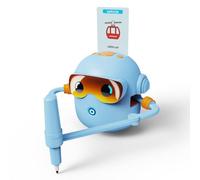 Robot Le Compagnon éducatif Qui Fait Aimer Le Dessin - Écran pour Enfants dès 3 Ans, Compagnon Interactif Rechargeable pour Apprendre à Dessiner, Inclut Stylo et 100 Cartes d'Activités Éducatives (A)
