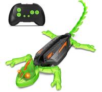 Robot lézard à contrôle distant - ULISEM - Grimpe murs et plafonds - Yeux LED rouges - Mouvements réalistes