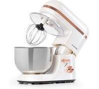 Robot ménager - Klarstein Bella Elegance - Robot culinaire - 2000W - 6 vitesses - 5L - Blanc Blanc G