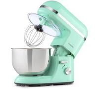 Klarstein Robot pâtissier Bella Elegance, 1300 W, bol inox 5 L, 6 vitesses, Bleu