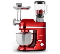 Klarstein Robot Patissier Multifonctions, Batteur sur Socle, Bol 5L, Robot Cuisine 1800W, Blender 1.5L, Robot Multifonction Petrin Boulangerie, Hachoir à Viande, Batteur Electrique Cuisine, 6 Vitesses