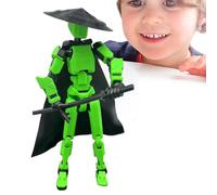 Robot Mobile imprimé en 3D - Figurine d’Action Multi-articulée | Jouet Mobile commun | Jouet sensoriel de Bureau | Objets de Collection | Entraînement perceptuel et Divertissement pour Les enf