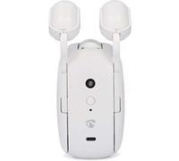 Robot Motorisé SmartLife pour Rideaux à Tringle 12 kg avec Contrôle Vocal Nedis Blanc Blanc G