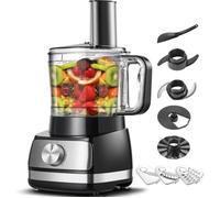 Robot Multifonction,6 En 1 Robot De Cuisine,2L Robot Cuisine Multifonctions,Food Processor 800W,Robot Menager Multifonctions,H