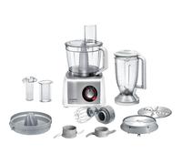 Bosch Robot multifonction B1EMC812S8 1250 W 3,9 L Variateur de vitesse + Turbo Blanc/Inox