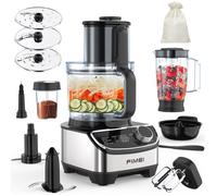 Robot multifonction - FIMEI - Compact 12 en 1 - Bol 3.5L - 1300W - Noir/Inox
