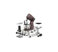 Robot multifonctions SENCOR STM 7632WP Gordon 1500 W avec bol inox 5,5 L, éclairage LED, fonction pulse, hachoir à viande, râpe 4 cônes, Bordeaux / Violet