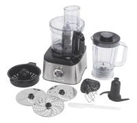 Robot multifonction Inox KENWOOD MultiPro Compact FDM301SS - Blender, presse agrumes, 3 disques, double fouet, pétrin, spatule