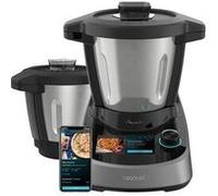 Cecotec Robot de cuisine multifonction Mambo Touch avec pichet Habana. 1600 W, 37 fonctions, écran tactile TFT 5" recette intégrée, 3,3 l, APP, balance et en acier inoxydable + Havane, 4346
