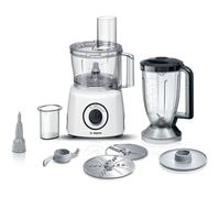 Robot multifonction MultiTalent3 - BOSCH - MCM3230W blanc - 800 W - 2 vitesses et turbo - bol melangeur 2 3 L - blender plastique